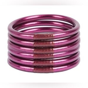 BuDhaGirl All Weather Bangles Amethyst (SM)